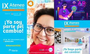 Cartel y fotografías originales del IX Ateneo Internacional VESS 2023.